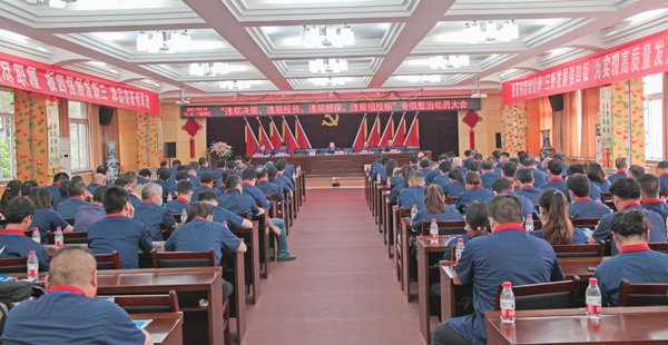 公司召開“違規(guī)決策、違規(guī)投資、違規(guī)擔(dān)保、違規(guī)招投標(biāo)”專項整治動員大會